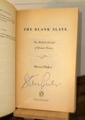 Signed Copy – Steven Pinker, “The Blank Slate”