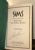 Sims: Book Two – The Portero Method (Signed by F. Paul Wilson)