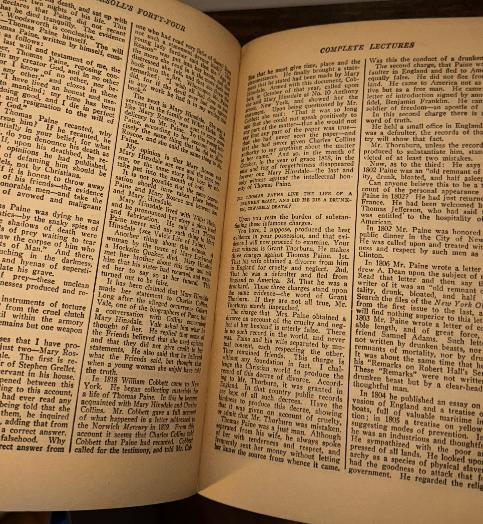 Robert G. Ingersoll – 44 Complete Lectures (c. 1900, Red Cloth Edition)