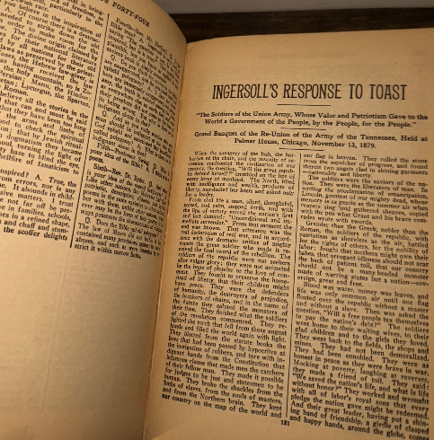 Robert G. Ingersoll – 44 Complete Lectures (c. 1900, Red Cloth Edition)