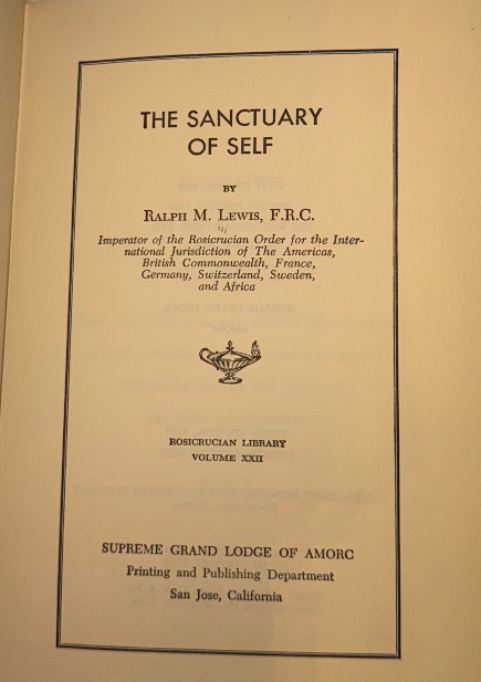 The Sanctuary of Silence – Ralph M. Lewis, F.R.C. (Rosicrucian Order, AMORC)