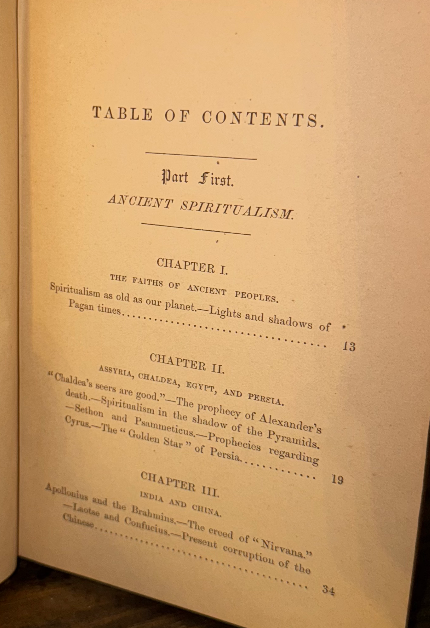 Antique Occult Book: Lights and Shadows of Spiritualism (D.D. Home, 19th Century