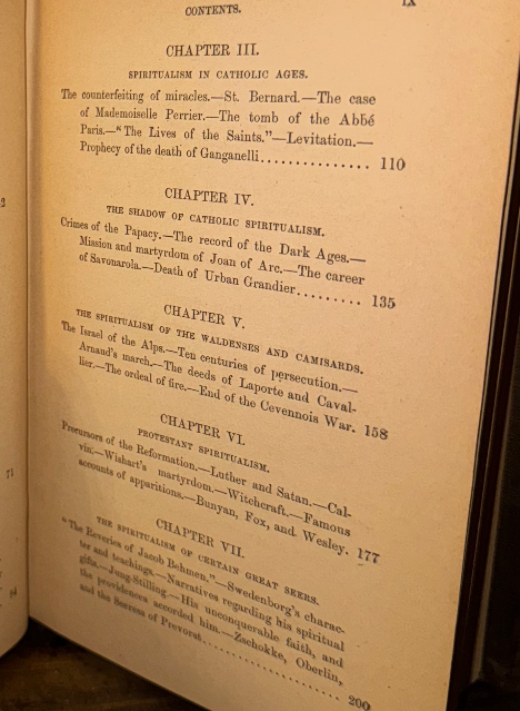 Antique Occult Book: Lights and Shadows of Spiritualism (D.D. Home, 19th Century