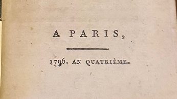 1796 Lettres à Émilie sur la Mythologie (Demoustier) – Paris Printing, Cinquième