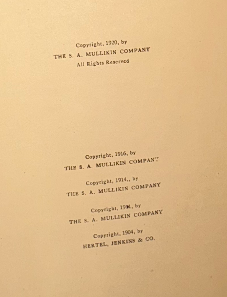 1920 Nature’s Secrets Revealed: The Laws of Sex Life and Heredity, or Eugenics