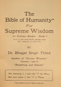 The Bible of Humanity for Supreme Wisdom (Book I) & Soul Celestial: The Darling