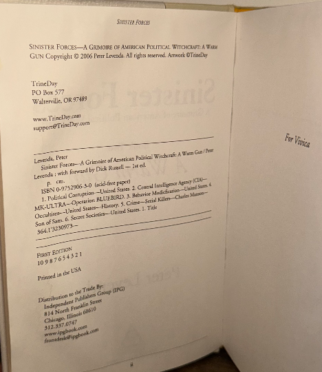 Sinister Forces: A Grimoire of American Political Witchcraft, Book Two: A Warm G