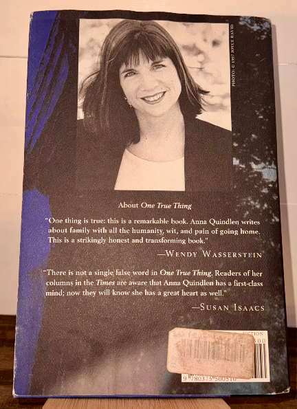 Black and Blue — Anna Quindlen (Signed Hardcover, First Edition)