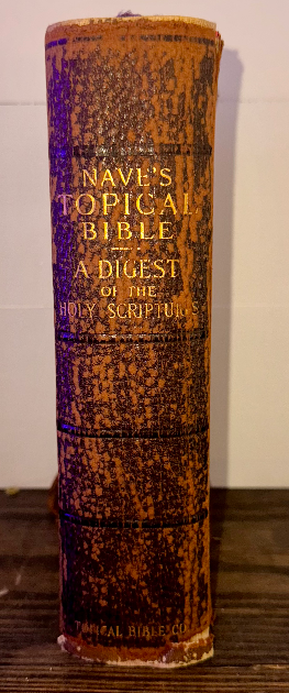 Antique 1901 Nave’s Topical Bible – 5th Edition