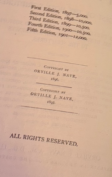 Antique 1901 Nave’s Topical Bible – 5th Edition