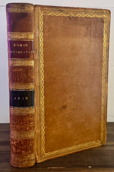 Roman Antiquities (1797, 4th Edition) – Alexander Adam, Fine Binding & Marbled E
