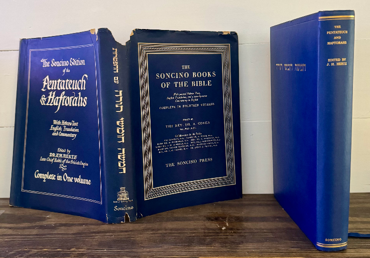 Soncino Books of the Bible – Pentateuch & Haftorahs (Complete Volume, Hebrew-Eng