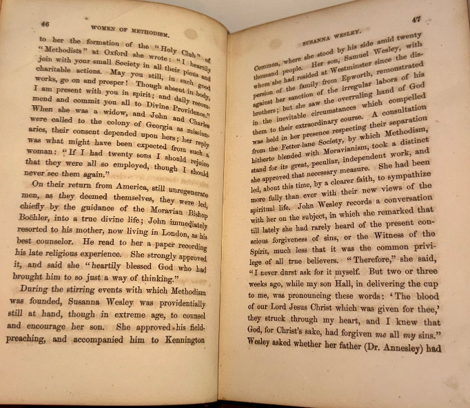 The Women of Methodism: Its Three Foundresses (1866) — Abel Stevens, LL.D.