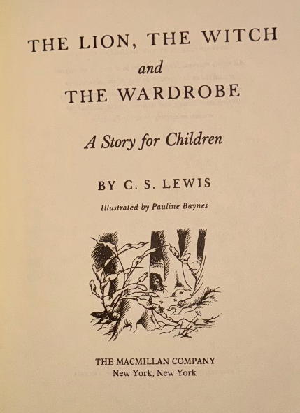 ✨ The Lion, the Witch and the Wardrobe by C.S. Lewis — 1950 Macmillan Edition w/