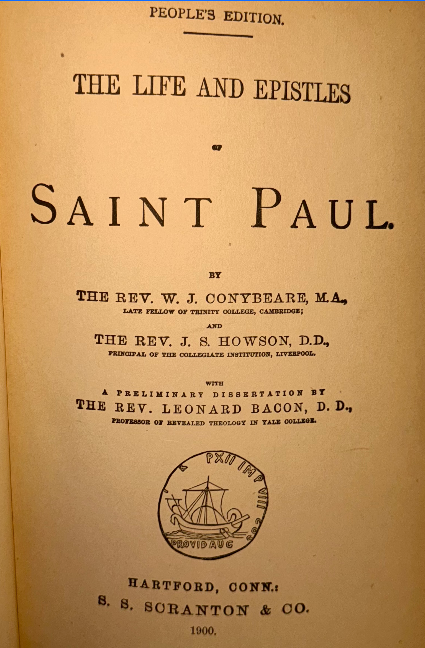 The Life and Epistles of Saint Paul (1900 People’s Edition) — Conybeare & Howson