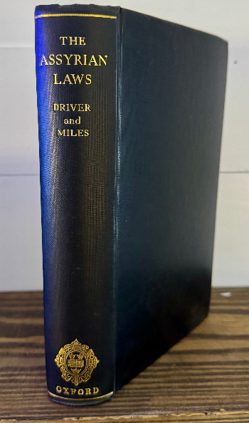 The Assyrian Laws (1935, Clarendon Press) — Driver & Miles