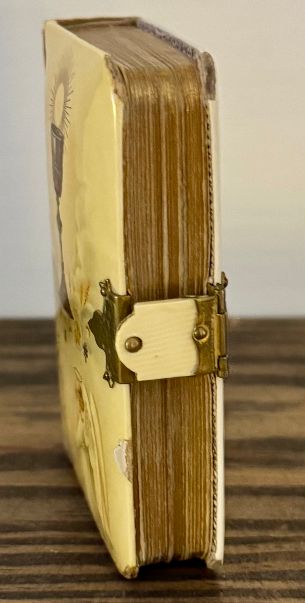 Antique Polish Catholic Celluloid Prayer Book w/ Original Box & Clasp (c.1910–19