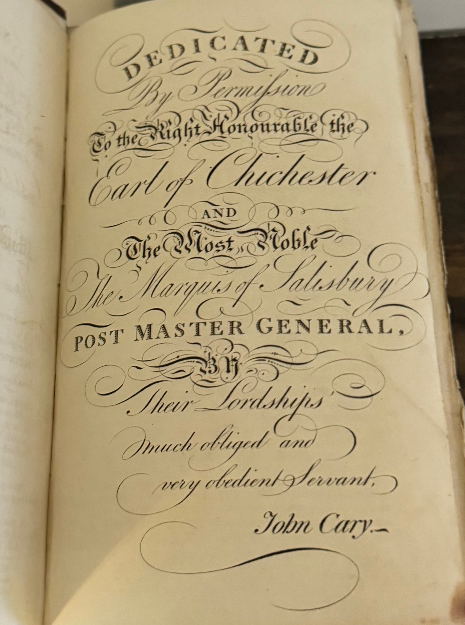 1821 Cary’s New Itinerary (Ninth Edition)