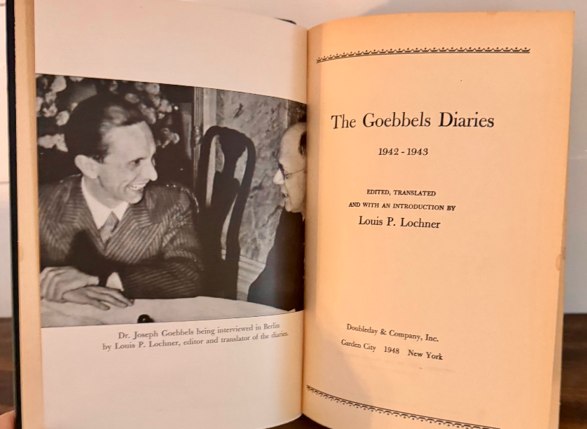 1948 Goebbels Diaries (WWII Primary Source) – Original English Edition