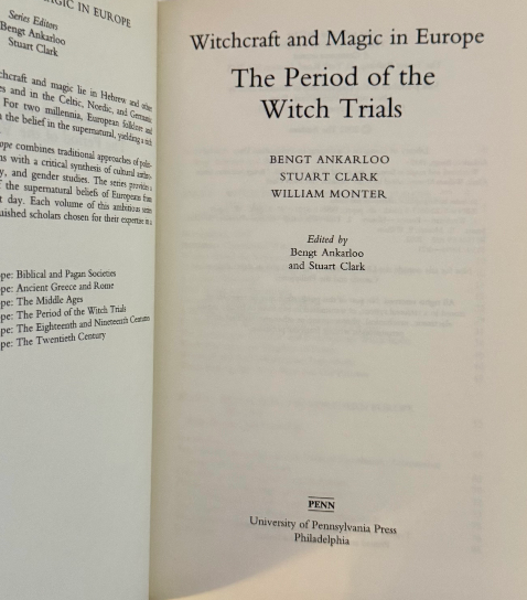 Witchcraft and Magic in Europe – 3-Volume Hardcover Set (Academic)