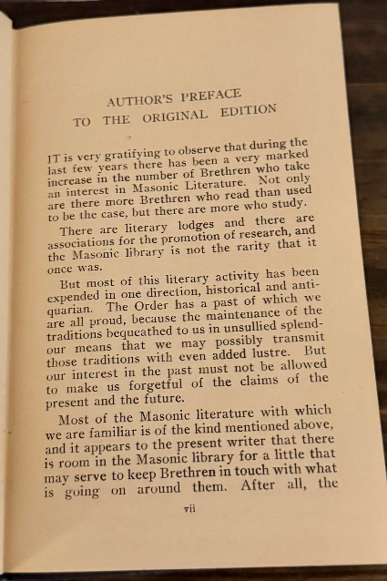 1909 High-Ways and By-Ways of Freemasonry — Authoritative Masonic History, O