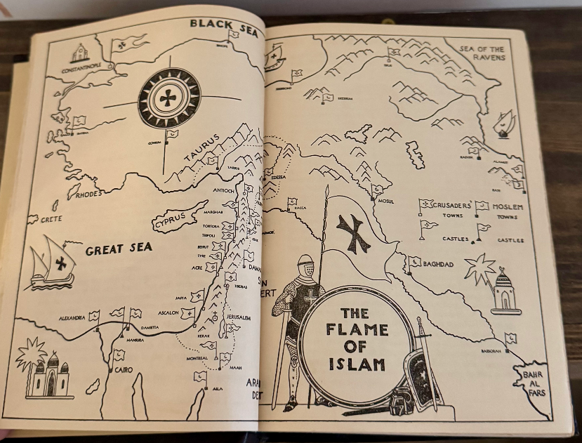 The Crusades: The Flame of Islam – Harold Lamb (1931, Illustrated Hardcover)