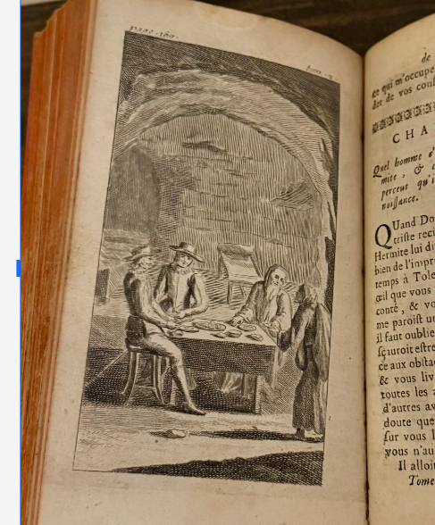 1721 Histoire de Gil Blas de Santillane – Tome II (1721, Paris) – Leather Bound