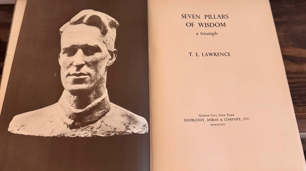 Seven Pillars of Wisdom – T. E. Lawrence (1935, Doubleday) – Illustrated Hardcov