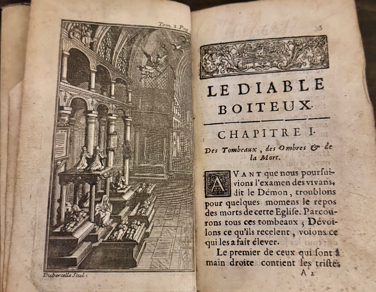 1726 Le Diable Boiteux (The Lame Devil), Tome II — Paris Edition, Lesage