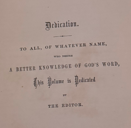 1874 Hitchcock’s New and Complete Analysis of the Holy Bible — Illustrated 19t