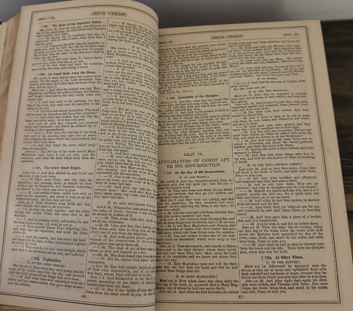 1874 Hitchcock’s New and Complete Analysis of the Holy Bible — Illustrated 19t