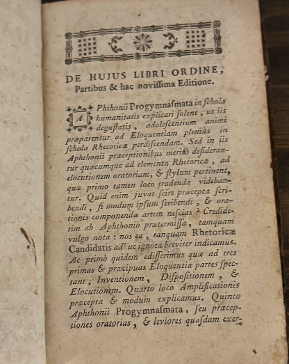 1766 Candidatus Rhetoricae — Josephus Juvencius, Jesuit Rhetoric Text, Full Ve