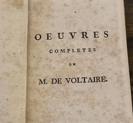 1792 Voltaire – Œuvres complètes, Tome XXXVI: Mélanges historiques – Deux-Ponts