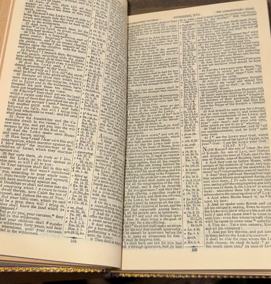 1834 Bagster Polyglott Bible – English Version with Parallel Ancient Languages