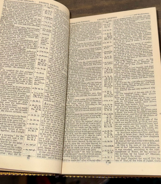 1834 Bagster Polyglott Bible – English Version with Parallel Ancient Languages