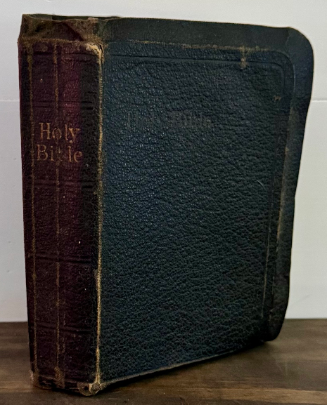 Antique King James Bible – Self-Pronouncing KJV