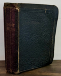 Antique King James Bible – Self-Pronouncing KJV