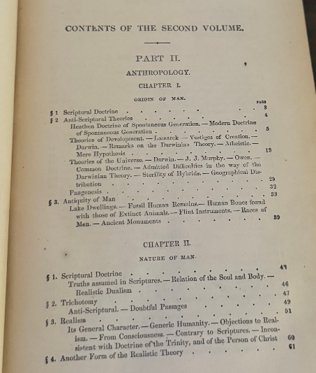Systematic Theology – Vol. II (Anthropology) – Charles Hodge – 1884 – Charles Sc
