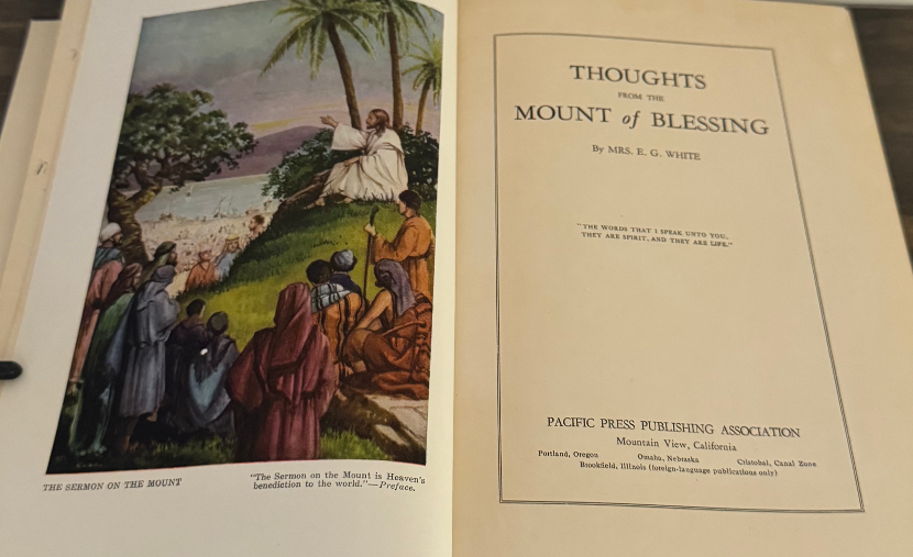 Thoughts from the Mount of Blessing – Mrs. E. G. White -