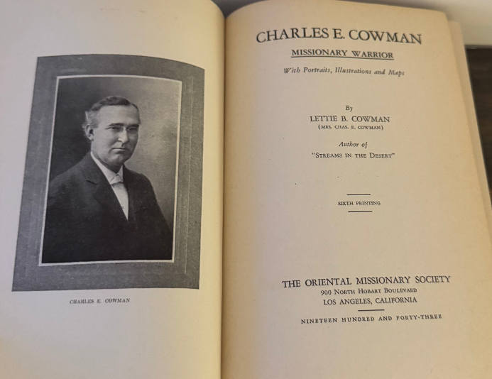 1943 Charles E. Cowman: Missionary‑Warrior — Illustrated Missionary Biography