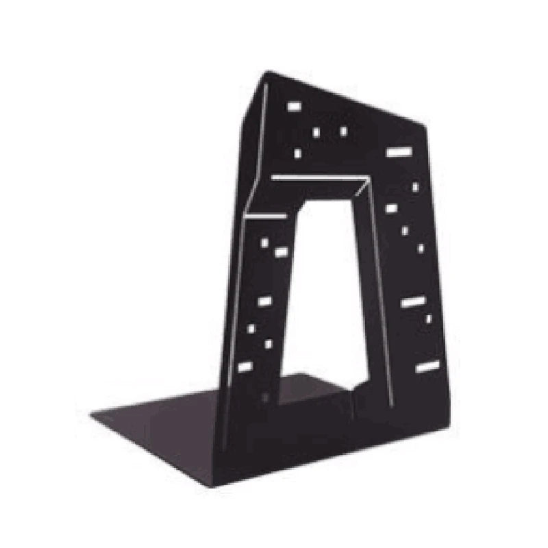 Stylish Premium Metal Bookends Creative Hollow-out Art Landmark Book Stands Creative Gift Non-Slip Bookends Book Support